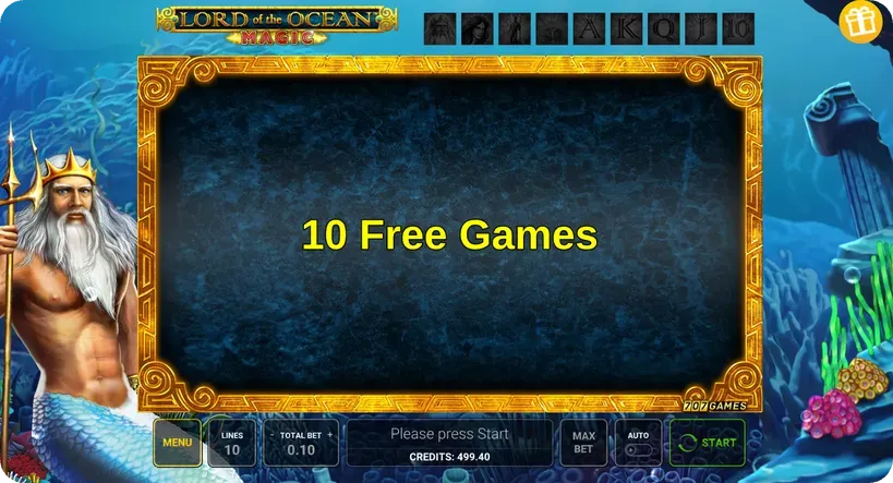 Multiplikator Wilds Lord of the Ocean Magic Slot